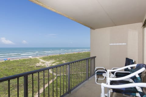 Beach view from the balcony