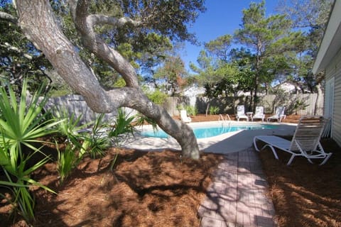 Secluded private pool makes is easy to relax and escape the stresses of life