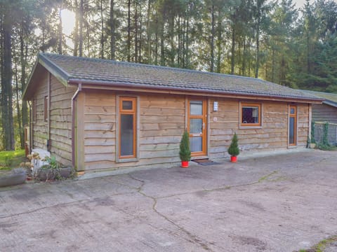 Cabin style lodge in wooded surroundings | Oak Lodge, Clatworthy, near Williton
