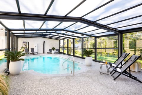 Outdoor pool, open 10:30 AM to 8:00 PM, sun loungers