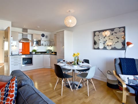 Open plan living space | 42 Ocean 1 - Ocean 1 Apartments, Newquay