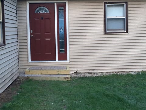 Front entrance, park in front of here