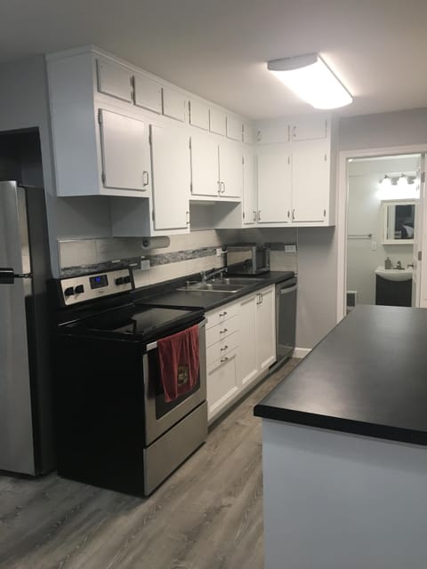 Kitchen with new appliances