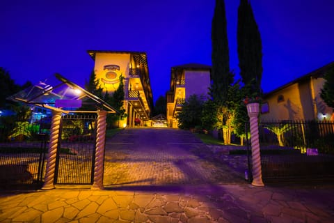 Front of property - evening/night