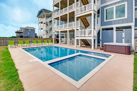 A glistening pool, perfect for indulging in sunny day serenity.