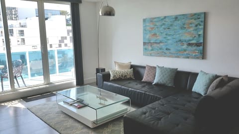 Living room, facing south