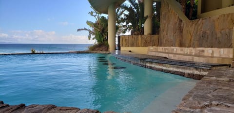 One of the Infinity pools with wet bar  complex pools