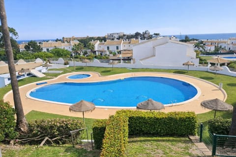 Swimming pool common to the condominium