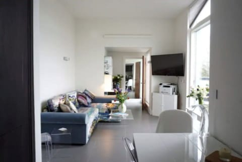 Open Plan Living Room / Kitchen + Balcony, Smart TV, Printer (First Floor of Duplex)
