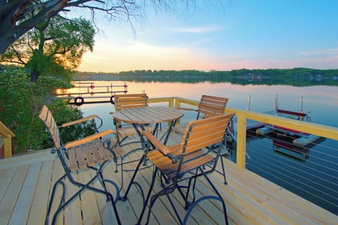 Dine right on the water with unforgettable sunset views