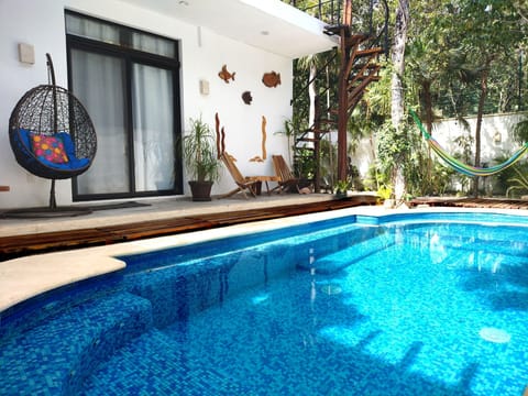 Pool view, it is 7 mts long.