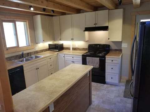 Kitchen with new appliances