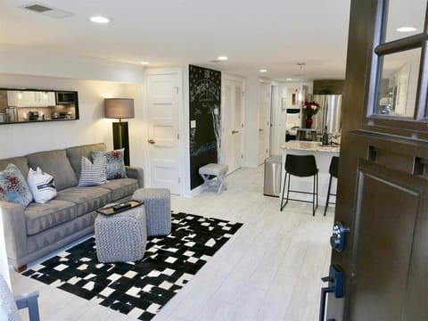 Guests need only plug in the code, and enter an awesome home base for their trip to D.C. 