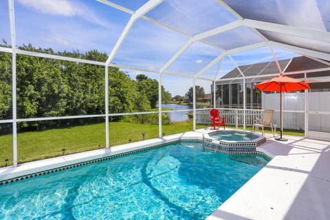 Beautiful Patio with Pool, Spa, and plenty of seating