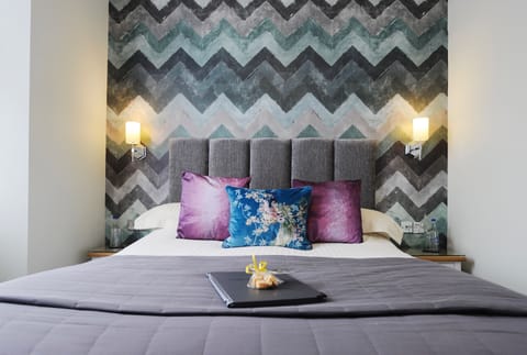 Queen Suite | Premium bedding, individually decorated, individually furnished, desk