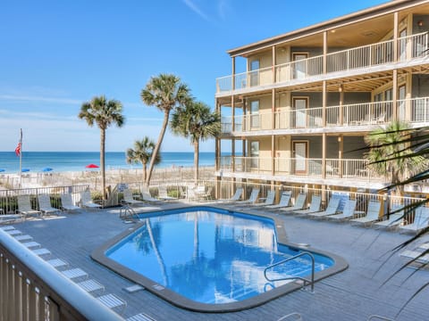 Sandpiper Gulf-front pool overlooking the Gulf