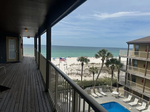 Sandpiper 6C View of Gulf from Front Deck Area