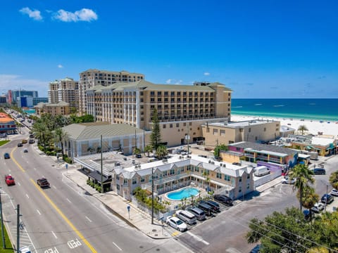 A charming boutique condo complex set in the heart of Clearwater Beach on Mandalay Avenue.