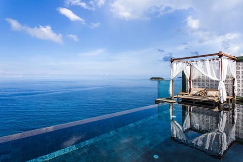 Seaview Pool Villa Inlove | Premium bedding, minibar, in-room safe, individually decorated