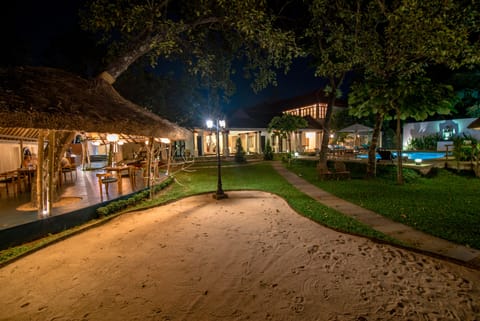 Front of property - evening/night