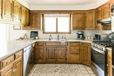 Dishwasher on the left.