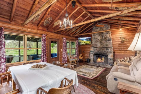 Living Room of the Family Cabin