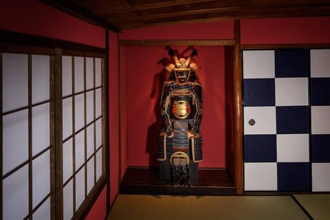 Samurai Steve is welcoming you! He's the protector of the house! 