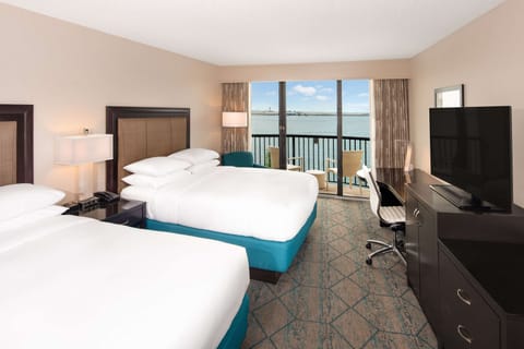 Room, 2 Queen Beds, Harbor View | Premium bedding, pillowtop beds, minibar, in-room safe