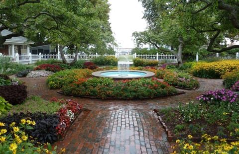 Flower Gardens at Prescott Park on the Harbor