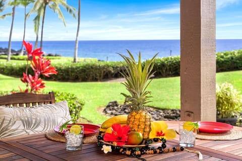 Condo, Multiple Beds, Ocean View (Keauhou Kona Surf & Racquet Club #3-1) | Outdoor dining