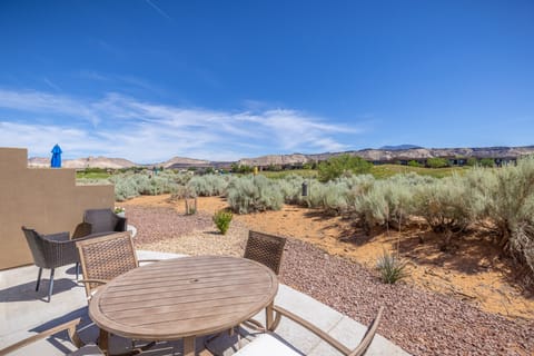 Patio Table View - View of the 18th fairway from the back patio table.