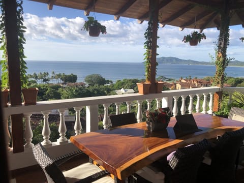 View of Tamarindo bay, and the town from the balcony