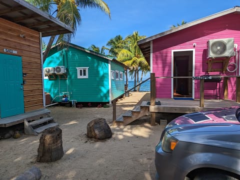We have 2 cabana's on the property and a laundry / storage shed and parking.