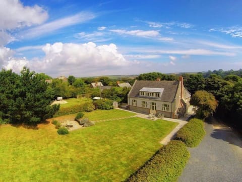 Aerial photo of The Old Village Hall
