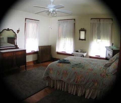 Relax in a spacious bedroom.