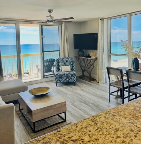 Stunning views enjoyed from the interior living space & the private balcony.