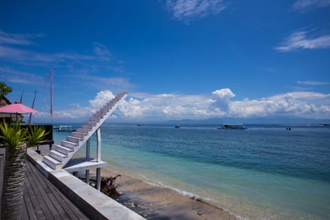 Beach nearby, white sand