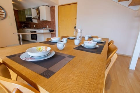 Well-equipped dining room with everything you need