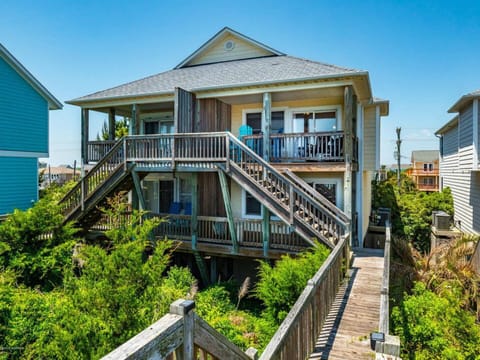 Enjoy ocean front views and your own private beach access!