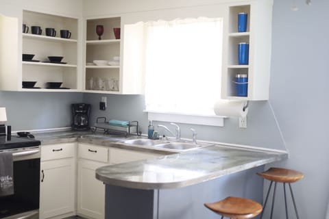 Fully stocked kitchen