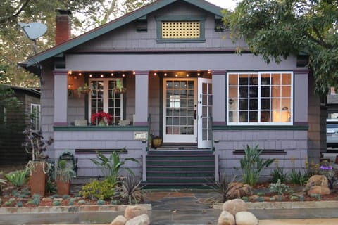 Front entrance, with private porch.