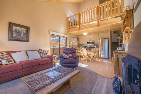 Living room looking towards kitchen