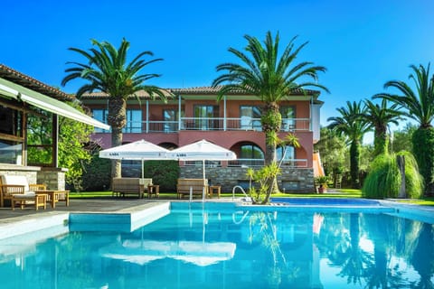 2 outdoor pools, pool umbrellas, sun loungers