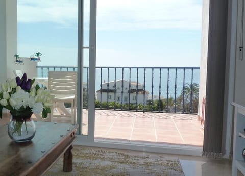 The balcony and the view