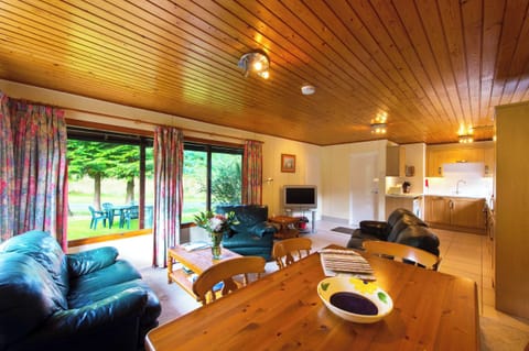 Chalet | Living area | 30-inch flat-screen TV with cable channels, TV