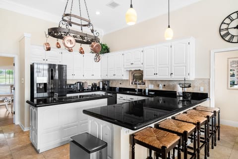 Plenty of counter space for prepping meals.