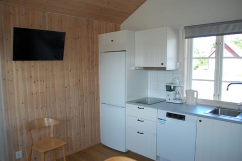 Cabin (6 Beds) | Private kitchen | Fridge, microwave, stovetop, dishwasher