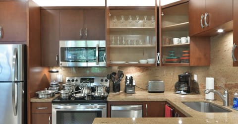 Fully Stocked Kitchen