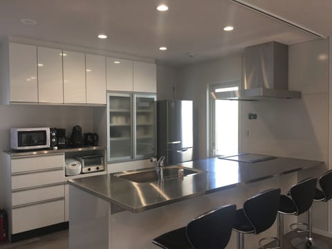 Apartment, 5 Bedrooms | Private kitchen | Fridge, microwave, stovetop, electric kettle