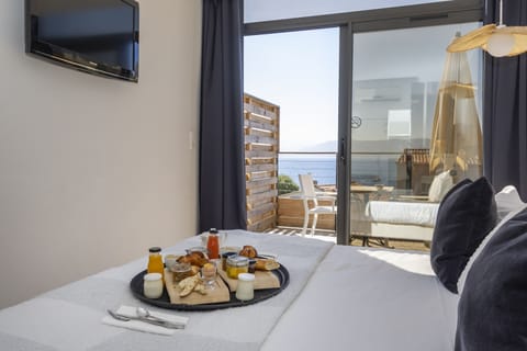Double Room, Balcony, Sea View | Premium bedding, memory foam beds, minibar, in-room safe